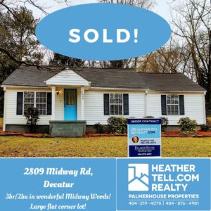 SOLD in Midway Woods! Heather Tell Realty