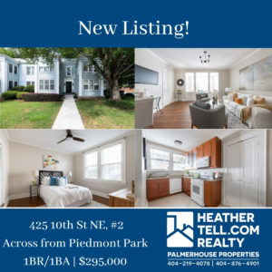 Condo near Piedmont Park SOLD by Heather Tell, Realtor