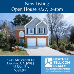 Heather Tell Realty New Listing 1241 McLendon