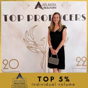 Heather Tell Top Producer Atlanta Realtors Association 2022